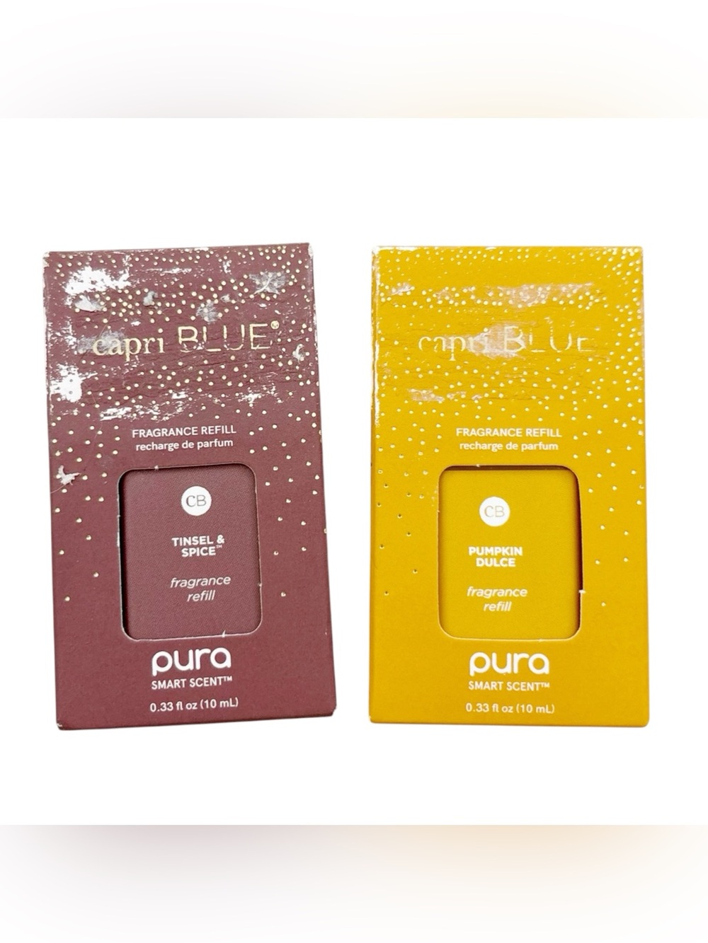 NWT Pura Smart Scents Fragrance Refills Pumpkin Dulce and Tinsel & Spice